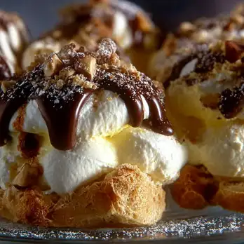 Soesjes Met Ricotta-Mascarpone En Nutella