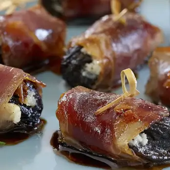 Kruidige Pruimen met Parmezaan en Prosciutto