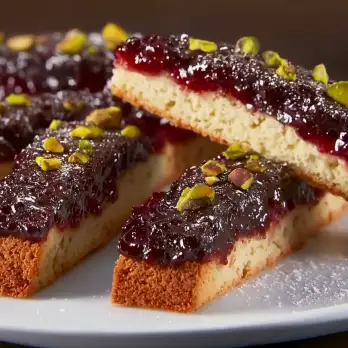 Pistache, Kers en Chocolade Taart