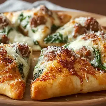 Italiaanse Pizza Zakjes met Kalkoenworst