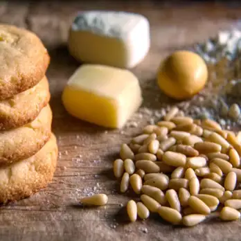 Dennenappelkoekjes met Pijnboompitten