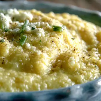 Romige Polenta met Gorgonzola