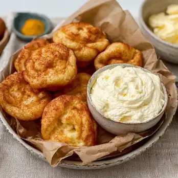 Luchtige Polenta Popovers met Citroenboter