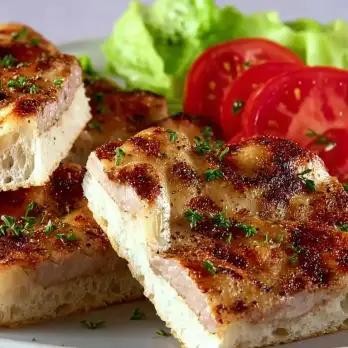 Varkensbroodjes met Witte Barbecuesaus
