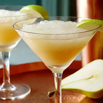 Verfrissende Peartini Cocktail