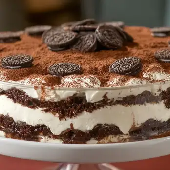 Tiramisu IJstaart: Laagjessensatie met Chocolade en Koffie