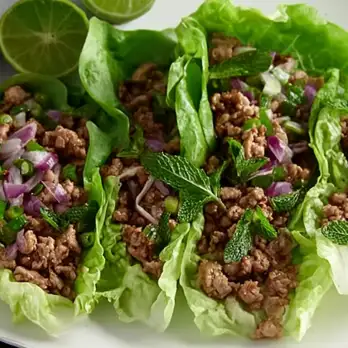 Kalkoen Larb met Aziatische Smaken