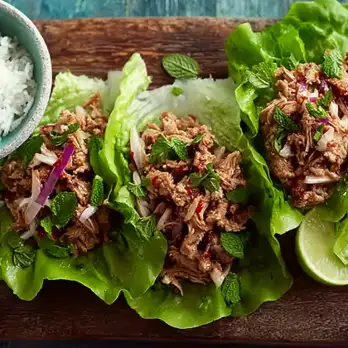 Gekruide Kalkoen Larb