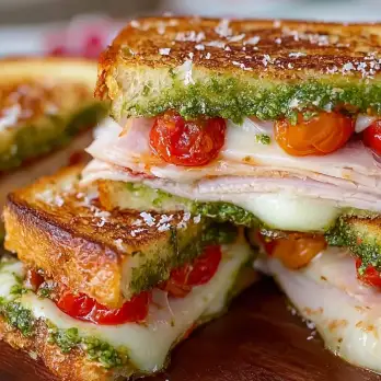 Kalkoen-Parmezaan Panini Feestje