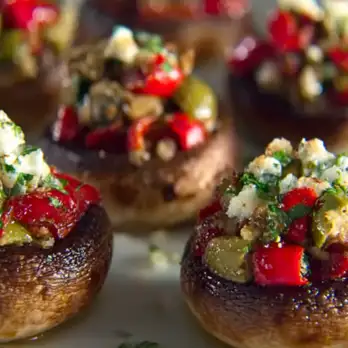Toscaanse Gevulde Champignons
