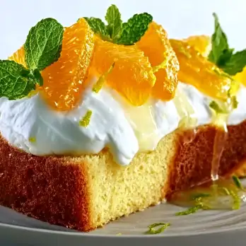 Geroosterde Pound Cake met Citrusroom