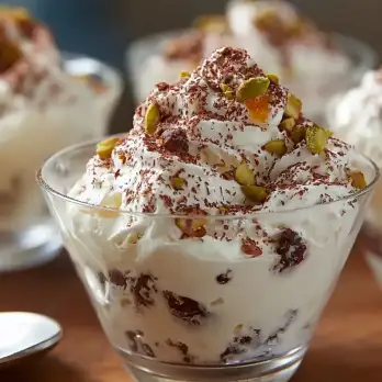 Torrone Nagerecht met Noten en Chocolade