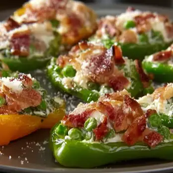 Gevulde Babypepers met Ricotta en Pancetta