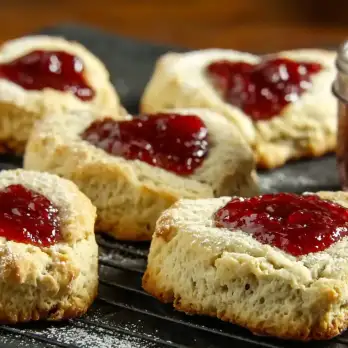 Aardbei-Rozemarijn Scones