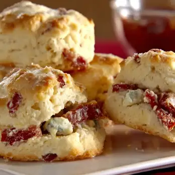 Mini Zoute Koekjes met Salami en Gorgonzola