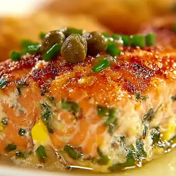 Zalmburgers met Citroen-Kappertjes Yoghurt Saus