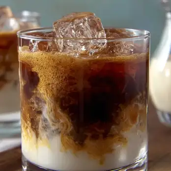 IJskoffie met Amaretto
