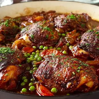 Pikante Kip met Chocoladesaus