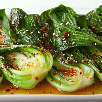 Pittige Sesam Bok Choy Salade