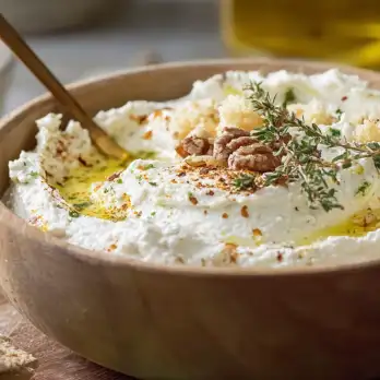 Pittige Tahin Yoghurt Dip Met Zaatar