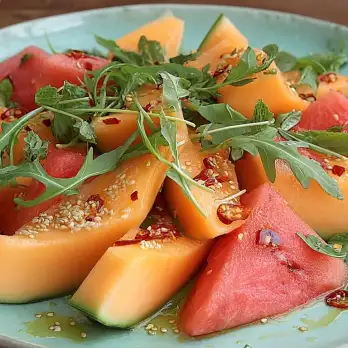Pittige Meloen Salade