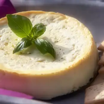 Zoete Basilicum Cheesecake
