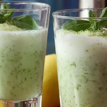 Frisse Basilicum Citroen Smoothie