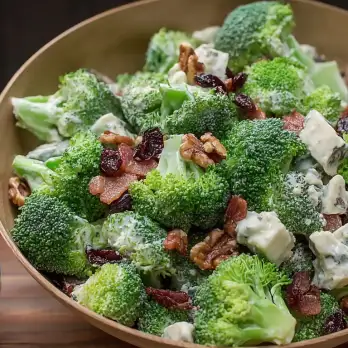 Zoete Broccoli Salade met Knapperige Pancetta