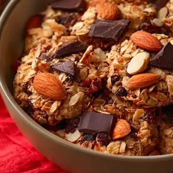 Zoete en Zoute Chocolade Granola