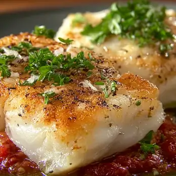 Zeebaars met Italiaanse Tomatensaus