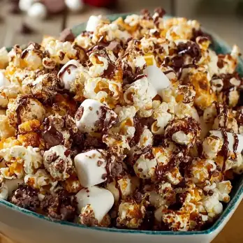S'mores Popcorn Recept