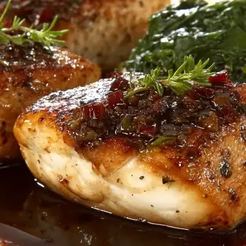 Heilbot met Balsamico Honingglazuur