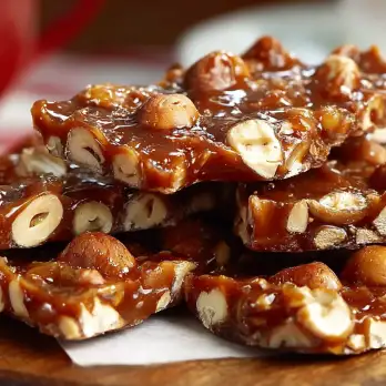 Krokante Hazelnoten Toffee