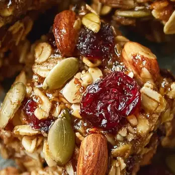 Zelfgemaakte Cranberry Noten Granola