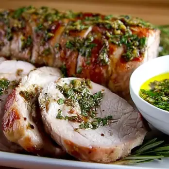 Kruidengevulde Varkenshaas met Gremolata