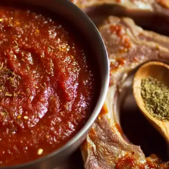 Kruidige Lamskoteletten met Huisgemaakte BBQ-saus