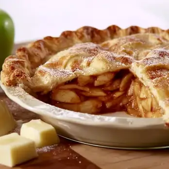 Appeltaart met Cheddar Kaas