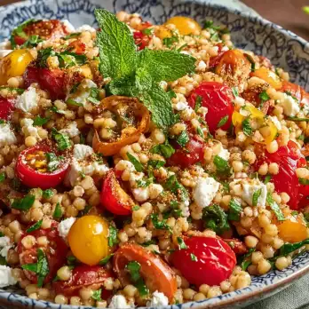 Israëlische Couscoussalade met Gerookte Paprika