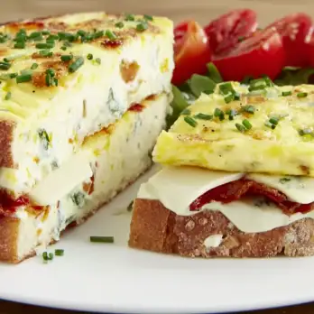 Italiaans Clubbroodje met Frittata