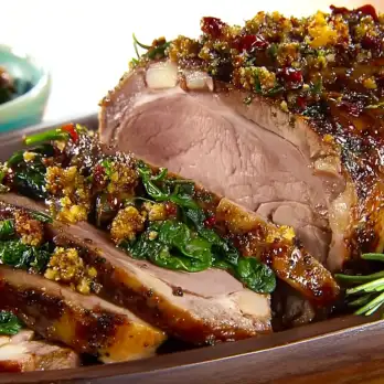 Italiaanse Lamsbout met Spinazie en Gremolata