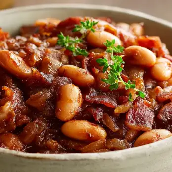 Italiaans Stoofboontjes met Pancetta