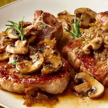 Kalfsvlees Marsala met Champignons en Rozemarijn