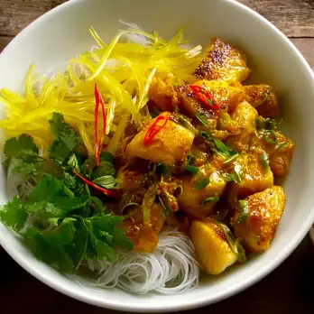 Vietnamese Rode Snapper met Rijstnoedels