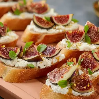 Vijg en Salami Crostini