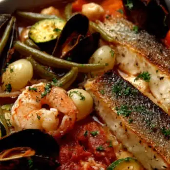 Vis Minestrone met Kruidenpesto