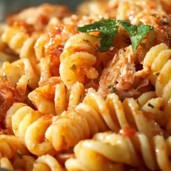 Fusilli met Tonijn en Tomatensaus