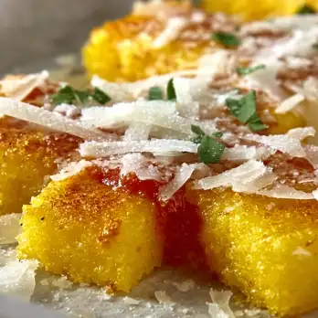 Krokante Gefrituurde Polenta