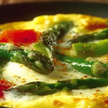 Frittata met Asperges, Tomaat en Fontina