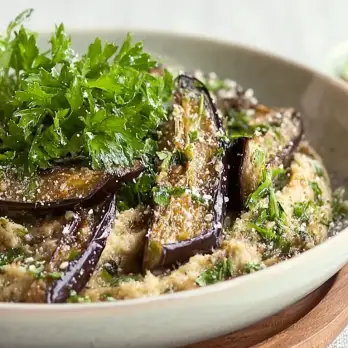 Romige Witbonen-Aubergine Hummus