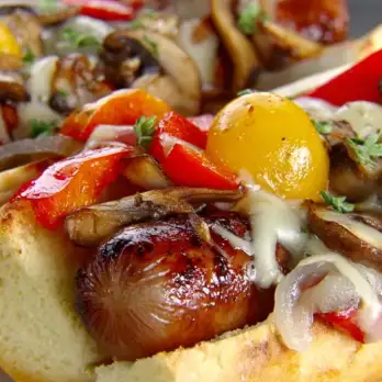 Heerlijke Hotdog Fiesta met Mozzarella en Groenten